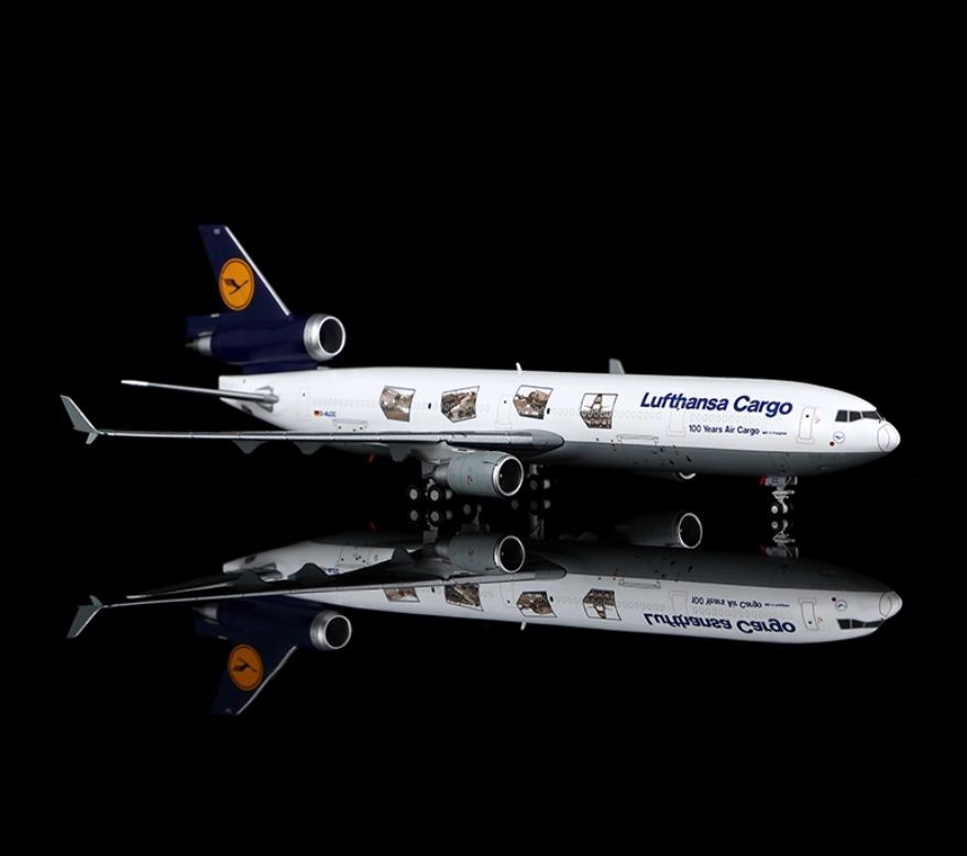 YY Wings 1:400 Lufthansa Cargo McDonnell Douglas MD-11F D-ALCC "100 Years Air Cargo"