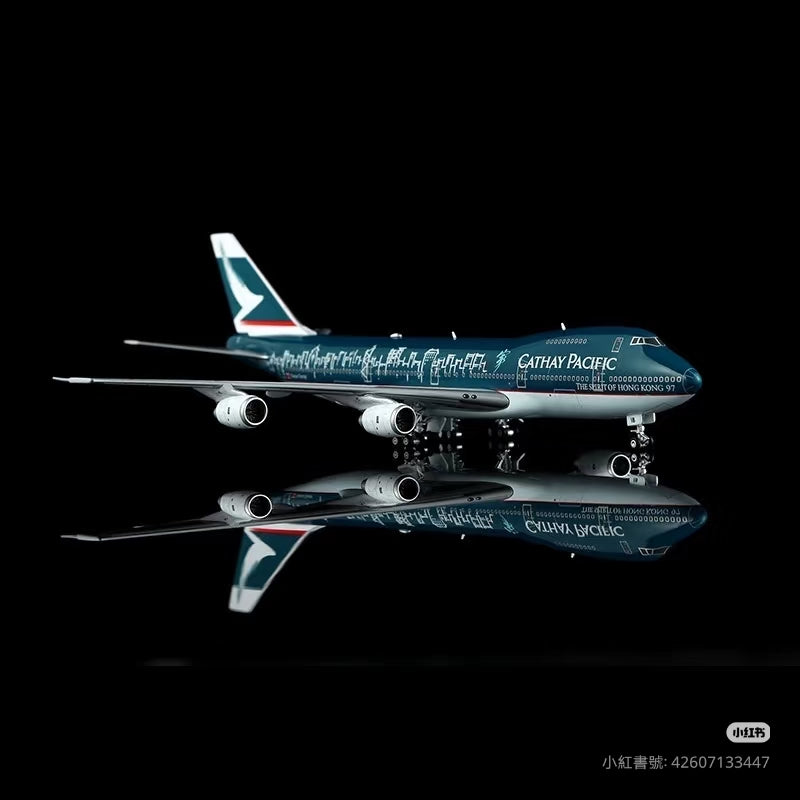 YY Wings 1:400 Cathay Pacific Boeing 747-200 B-HIB "Sprit of Hong Kong"