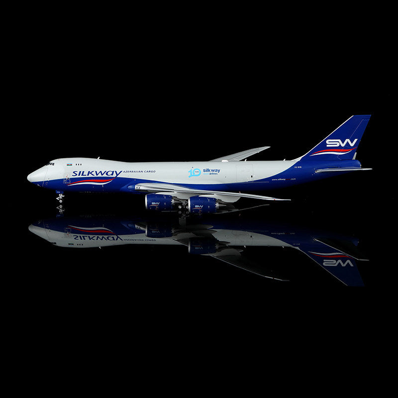 Pre-Order HX Models 1:400 Silk Way West Airlines Boeing 747-8F VQ-BVB