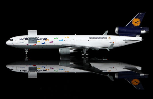 YY Wings 1:400 Lufthansa Cargo McDonnell Douglas MD-11F D-ALCH "Cargo Human Care" Interactive YY1102D