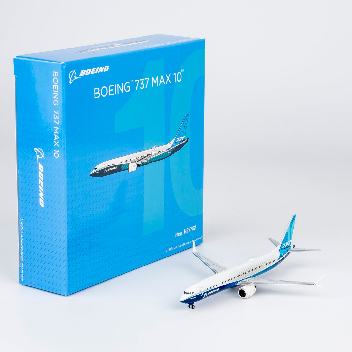 NG Models 1:400 The Boeing Company 737 MAX 10 N27752 90005