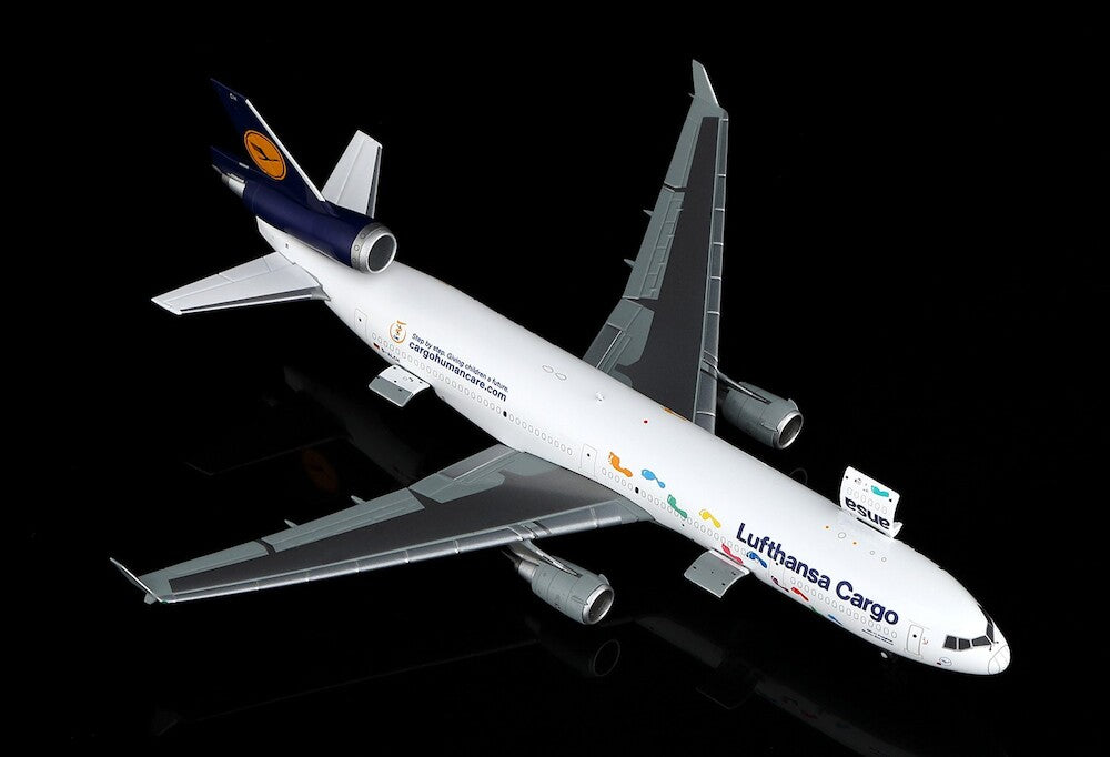 YY Wings 1:400 Lufthansa Cargo McDonnell Douglas MD-11F D-ALCH "Cargo Human Care" Interactive YY1102D