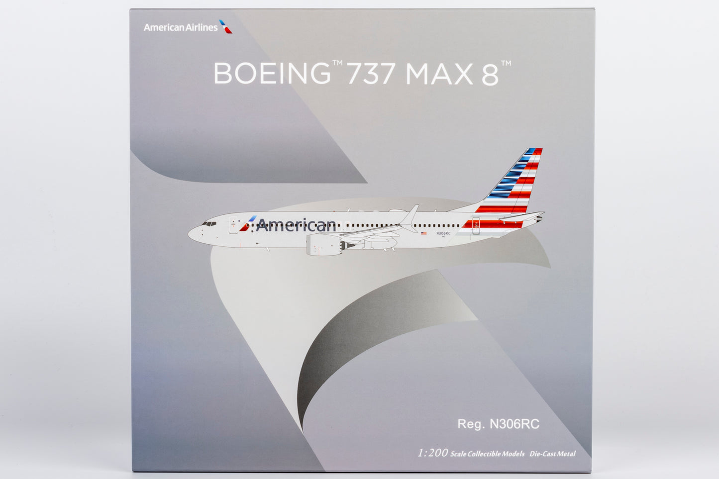 NG Models 1:200 American Airlines Boeing 737 MAX 8 N306RC 92017