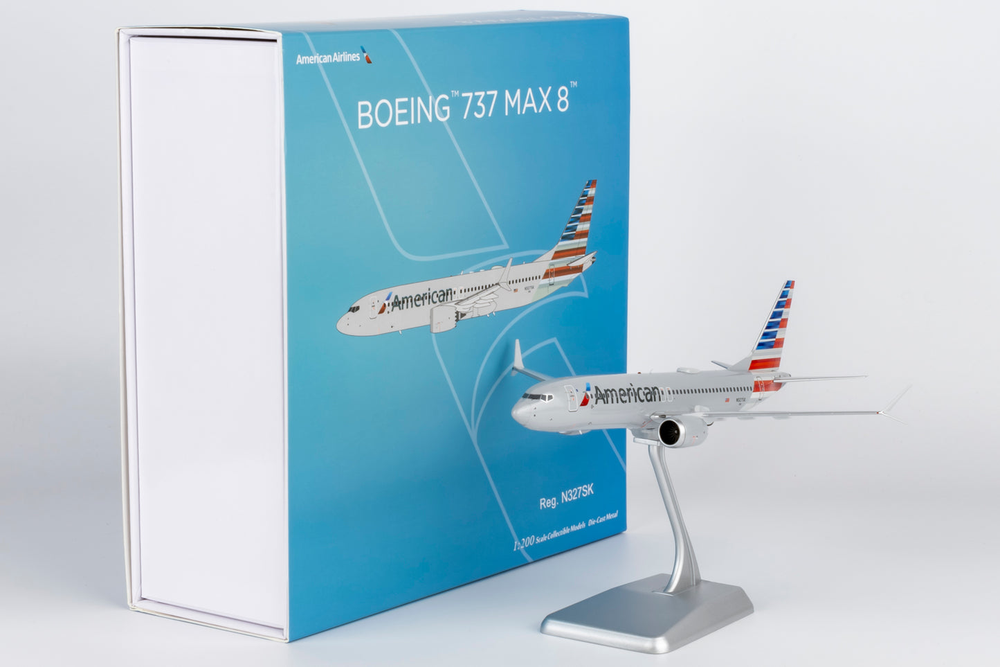 NG Models 1:200 American Airlines Boeing 737 MAX 8 N327SK 92018