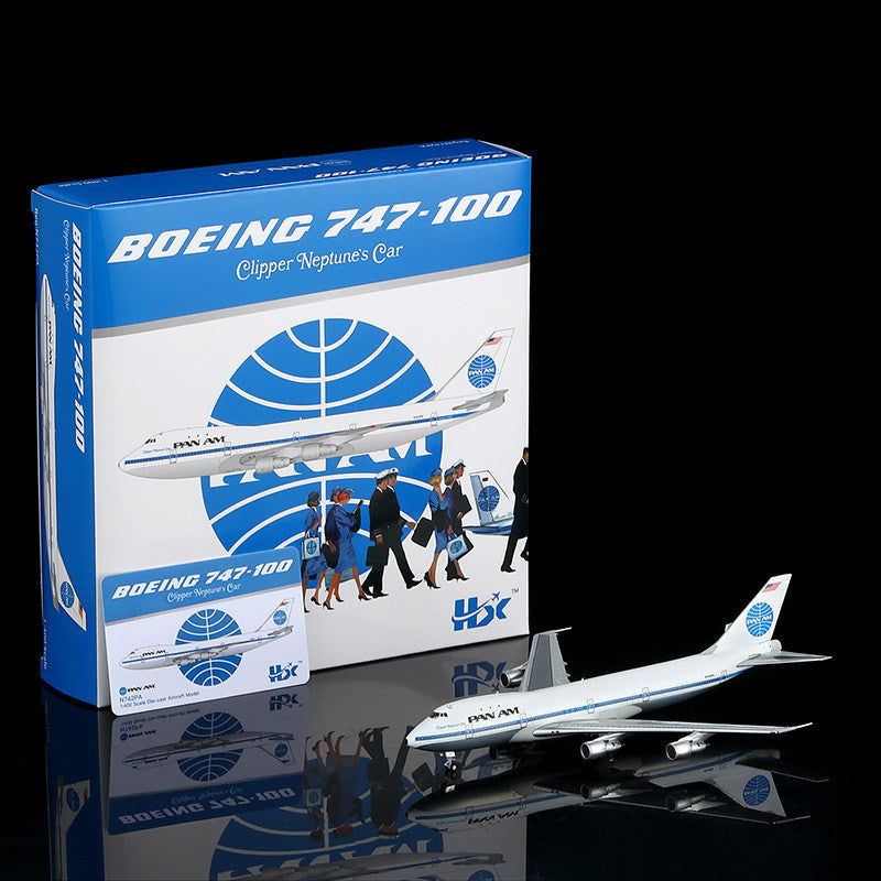 HX Models 1:400 Pan Am Boeing 747-200 N742PA "Clipper Neptune's Car"