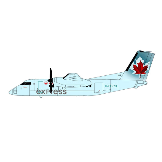 Pre-Order 3DD 1:400 Air Canada Express (Jazz) DHC Q100 C-FRGC 168