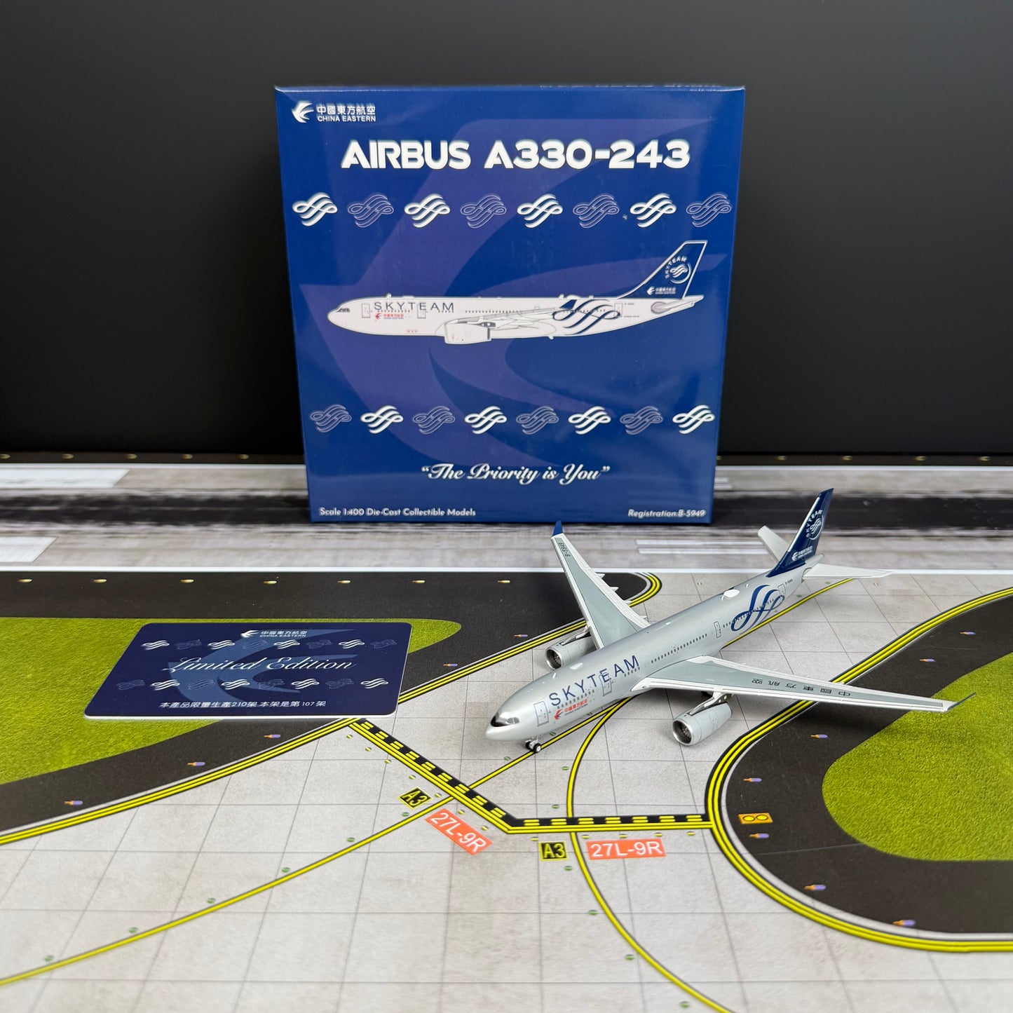 Kylin Models 1:400 China Eastern Airbus A330-200 B-5949 "Star Alliance" K332CES01