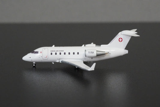 3D Design Deck 1:400 Swiss Air Force Challenger 604 T-751 186