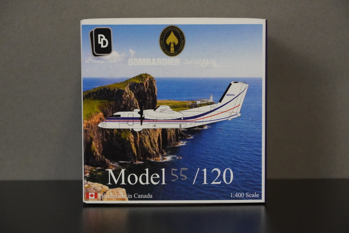 3D Design Deck 1:400 U.S. Special Operations Command DHC Q200 N8200J 188