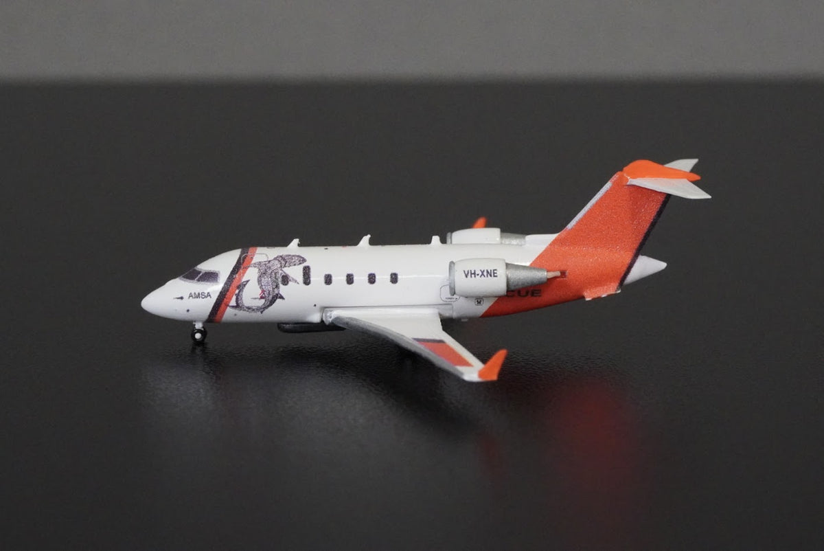 3D Design Deck 1:400 AMSA Rescue Bombardier Challenger 604 VH-NXE "Fish" 187