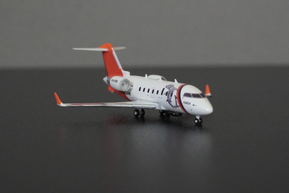 3D Design Deck 1:400 AMSA Rescue Bombardier Challenger 604 VH-NXE "Fish" 187