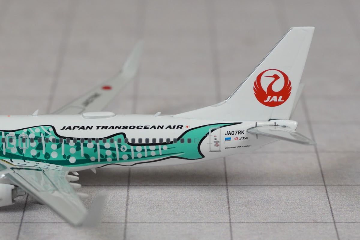 Phoenix Models 1:400 Japan Transocean Air (JAL) Boeing 737-800 JA07RK "Yui-Jimbee" 04696