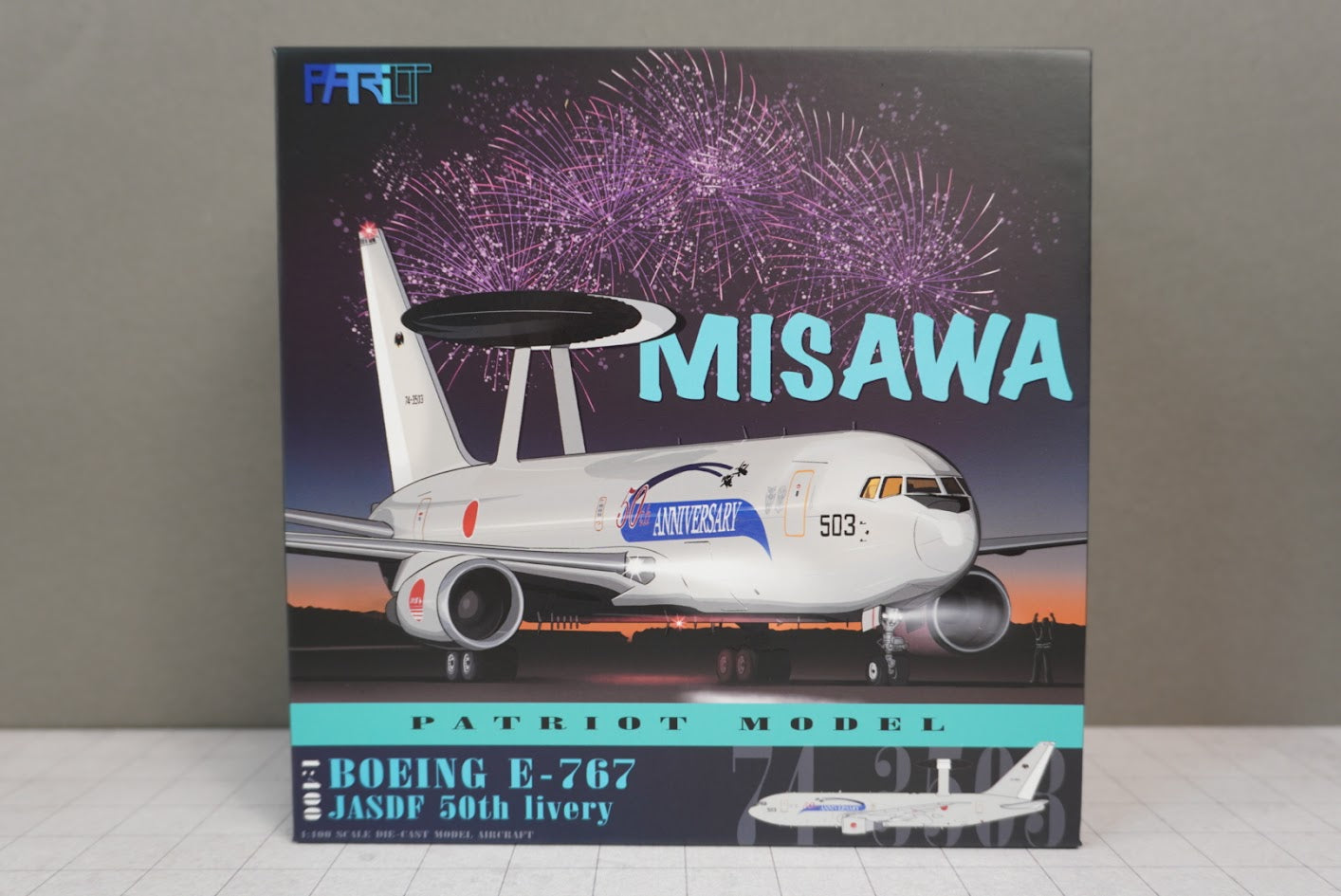 Patriot Model 1:400 JASDF Boeing E-767 74-3503 "50th Anniversary" PT-400-013