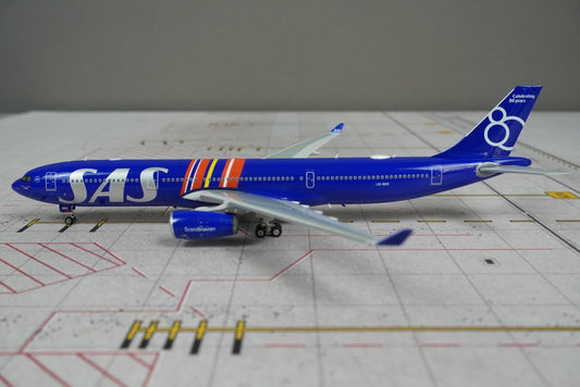 Phoenix Models 1:400 SAS Scandinavian Airbus A330-300 LN-RKR "80 Years" 12096
