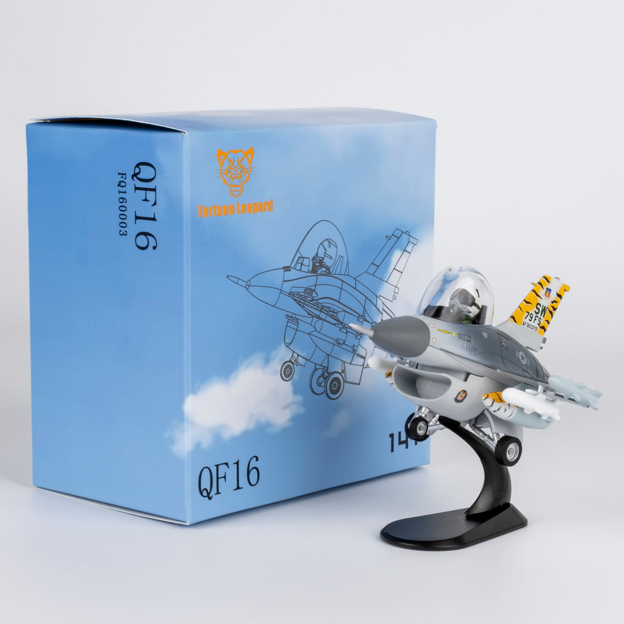 Fortune Leopard Cute Model USAF F-16C "Tiger Meet of the Americas 2005" FQ160003