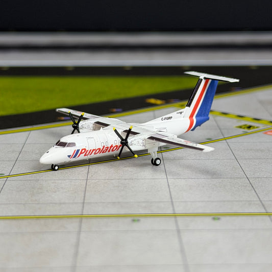 3D Design Deck 1:400 Purolator DHC Dash 8 Q100 C-FGRP 145