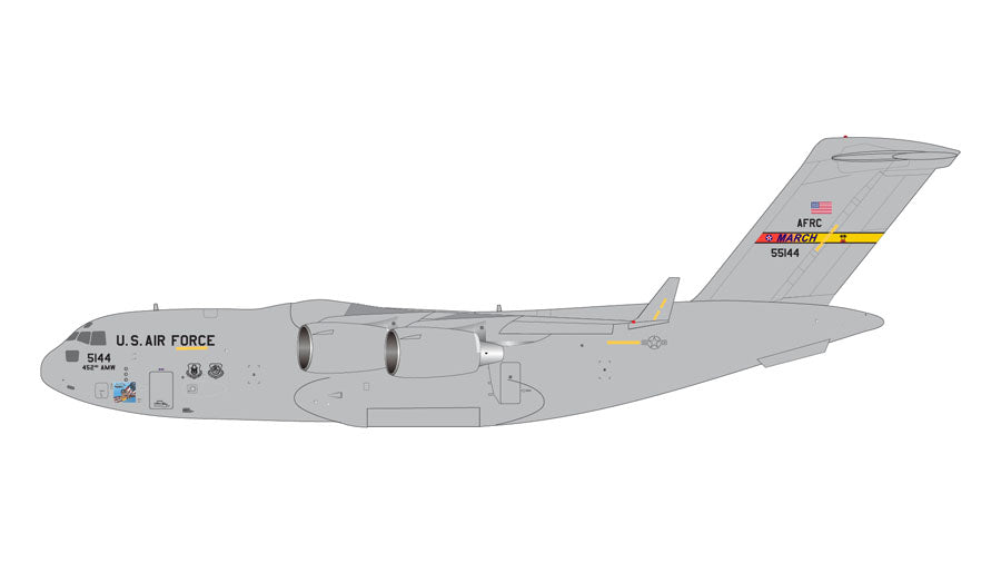 Gemini200 USAF March AFB Boeing C-17 05-5144 G2AFO1392