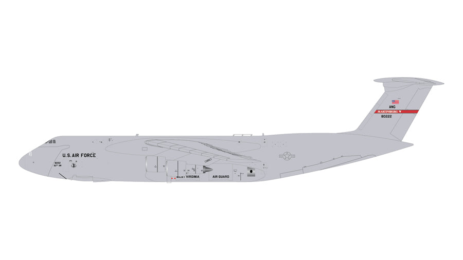 Gemini200 USAF Martinsburg, West Virginia ANG Lockheed C-5A Galaxy 68-0222 G2AFO1427