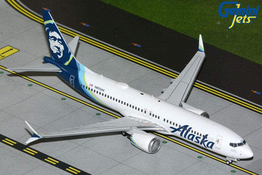 Gemini200 Alaska Airlines Boeing 737 MAX 8 N803AK G2ASA1488