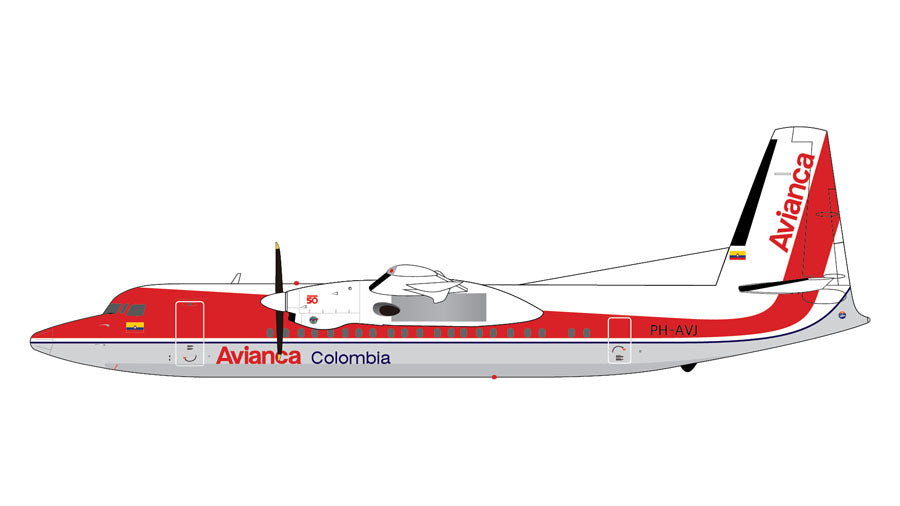 Pre-Order Gemini200 Avianca Fokker F-50 PH-AVJ G2AVA1500