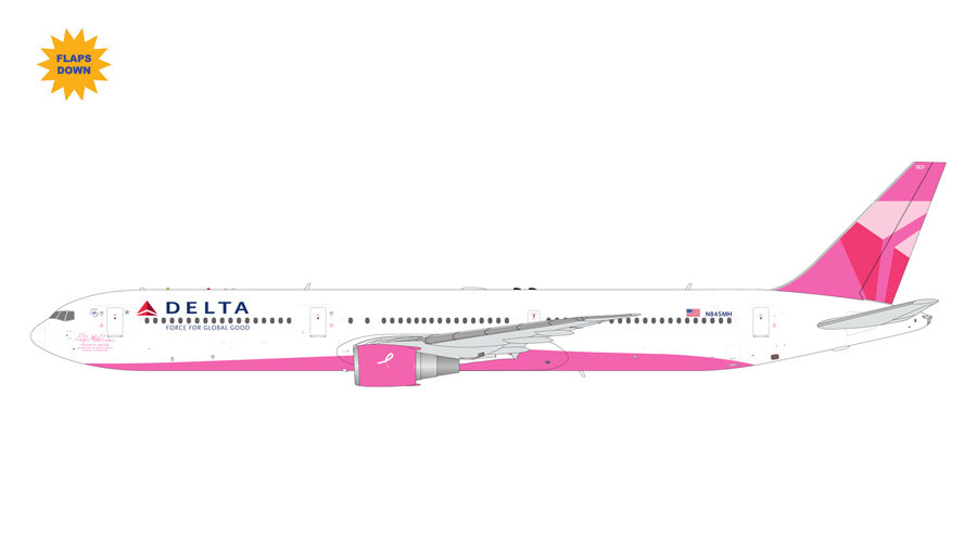 Pre-Order Gemini200 Delta Air Lines Boeing 767-400ER N845MH "Evelyn H. Lauder" Flaps Down G2DAL1451F