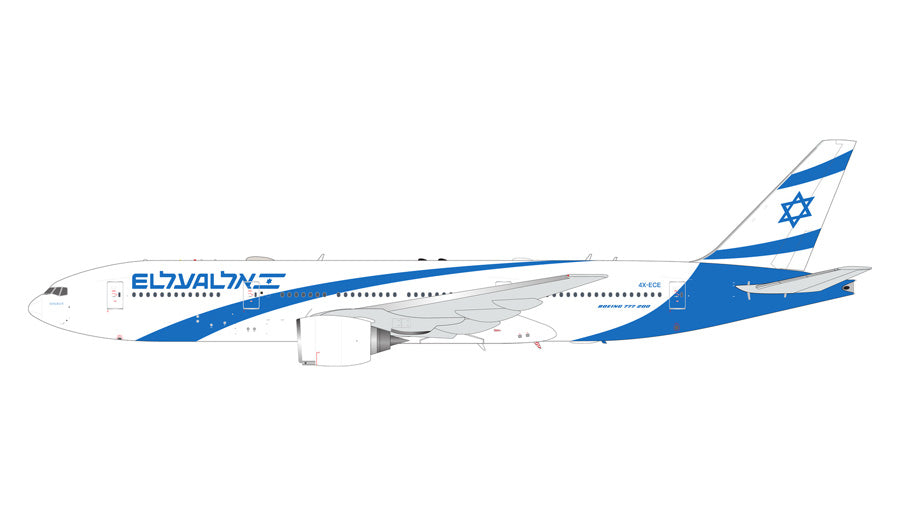 Pre-Order Gemini200 El Al Israel Airlines Boeing 777-200ER 4X-ECE G2ELY1529