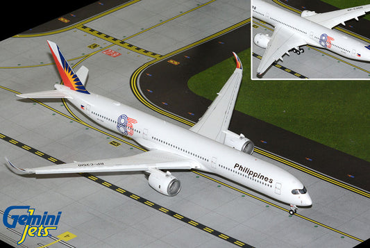 Pre-order Gemini200 Philippine Airlines Airbus A350-1000 RP-C3150 "85 Years" Flaps Down G2PAL1498F