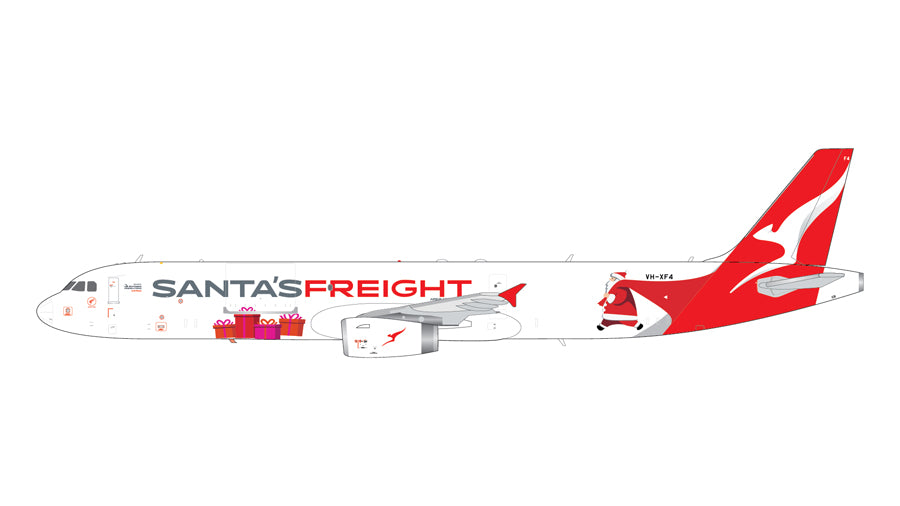Gemini200 Qantas Freight Airbus A321P2F VH-XF4 "Santa's Freight" G2QFA1477