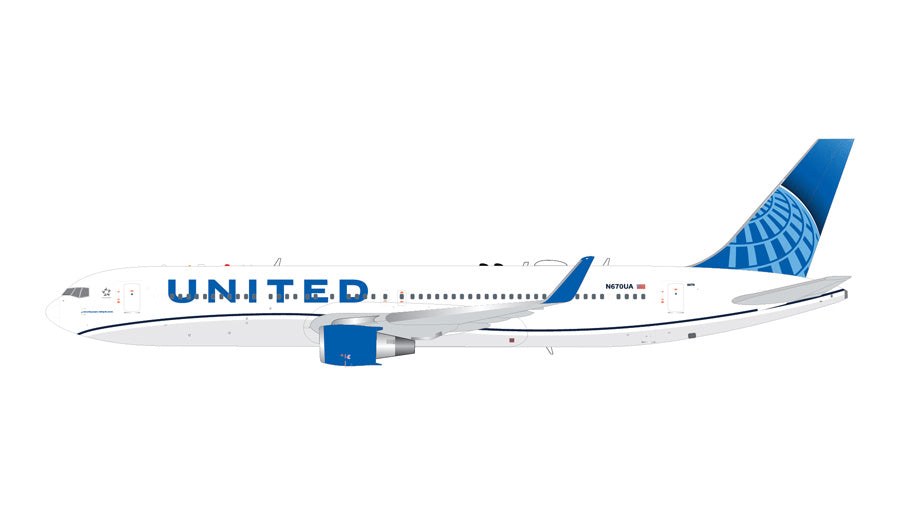 Gemini200 United Airlines Boeing 767-300ER N670UA G2UAL1257