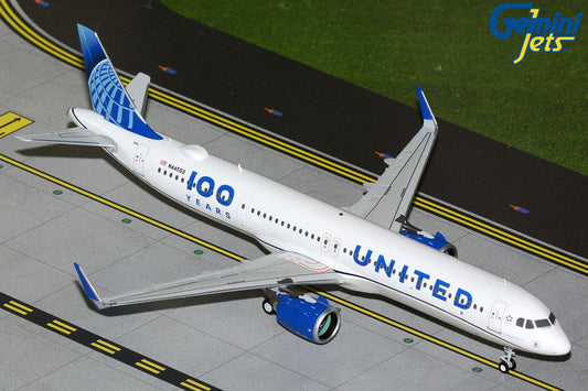 Pre-Order Gemini200 United Airlines Airbus A321 N44550 "100 Years" G2UAL1524