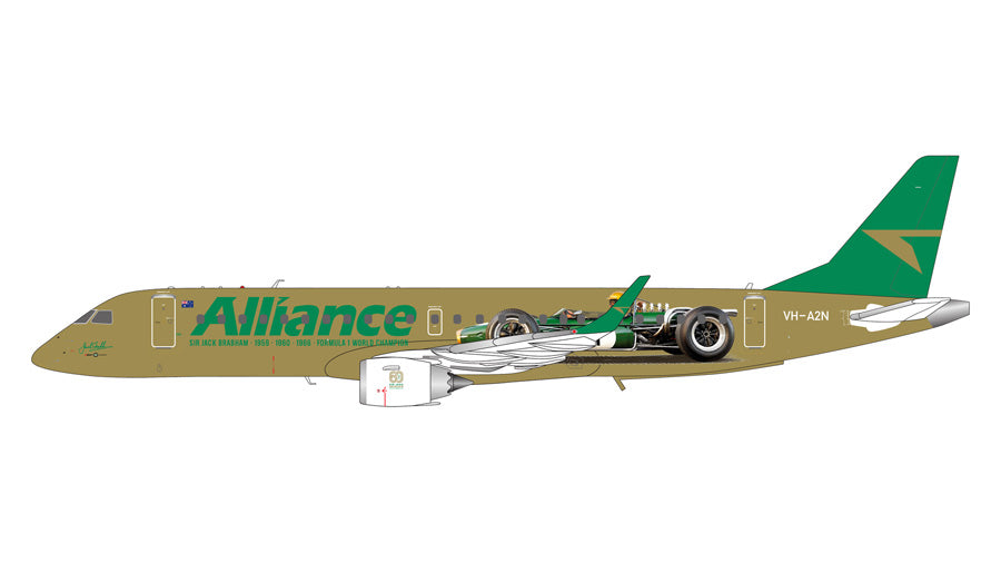 Pre-Order Gemini200 Alliance Airlines Embraer ERJ-190 VH-A2N "Jack Brabham's F1 Car" C2UTY1507