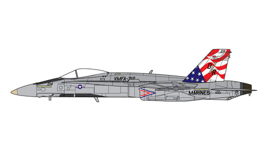 Pre-Order GeminiACES 1:72 United States Marine Corps Boeing F/A-18 Super Hornet VMFA-312 GAUSM10005