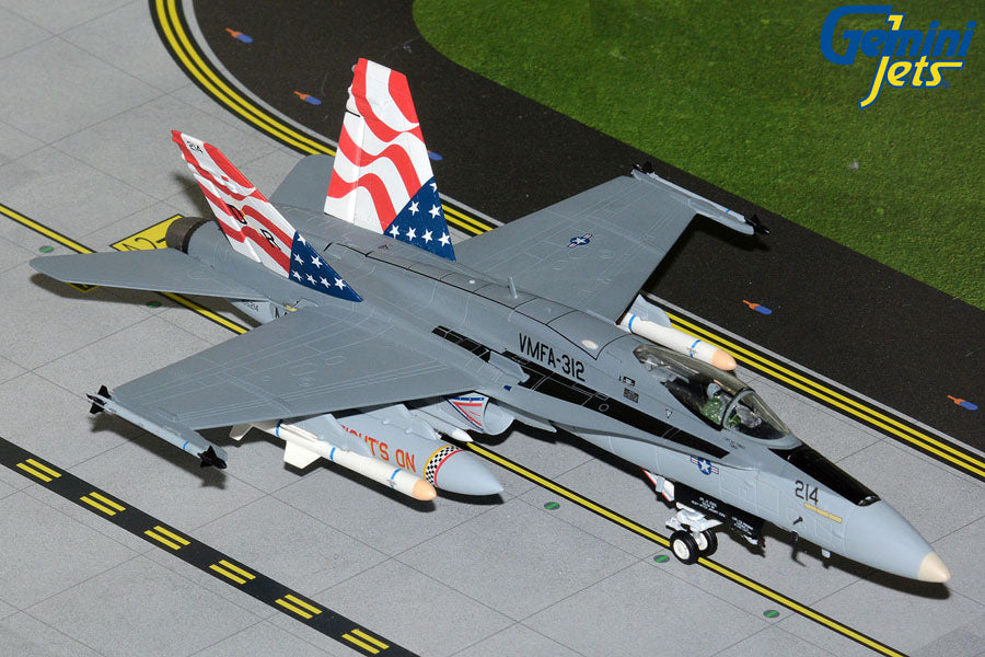 GeminiACES 1:72 United States Marine Corps Boeing F/A-18 Super Hornet VMFA-312 GAUSM10005
