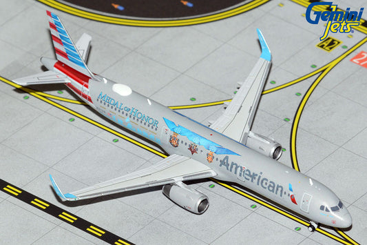 Gemini Jets 1:400 American Airlines Airbus A321 "Flagship Valor" N167AN GJAAL2139