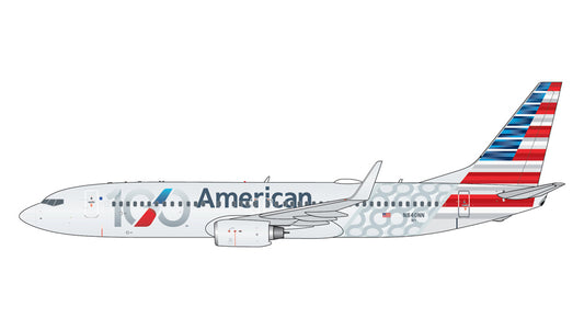 Pre-Order GeminiJets 1:400 American Airlines Boeing 737-800 N840NN "100/Centennial" GJAAL2417