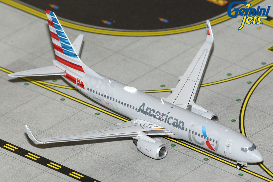 GeminiJets 1:400 American Airlines Boeing 737-800 N840NN "100/Centennial" GJAAL2417