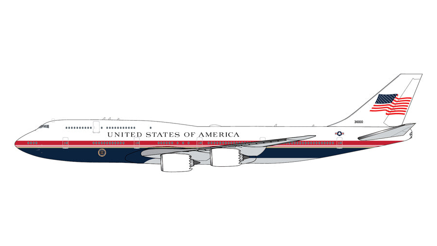 Pre-Order GeminiJets 1:400 USAF Air Force One Boeing 747-8i (VC-25B) 31000 GJAFO2401