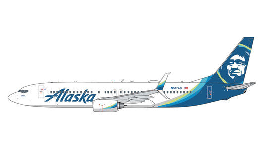 Pre-Order GeminiJets 1:400 Alaska Airlines Boeing 737-800 N517AS GJASA2418