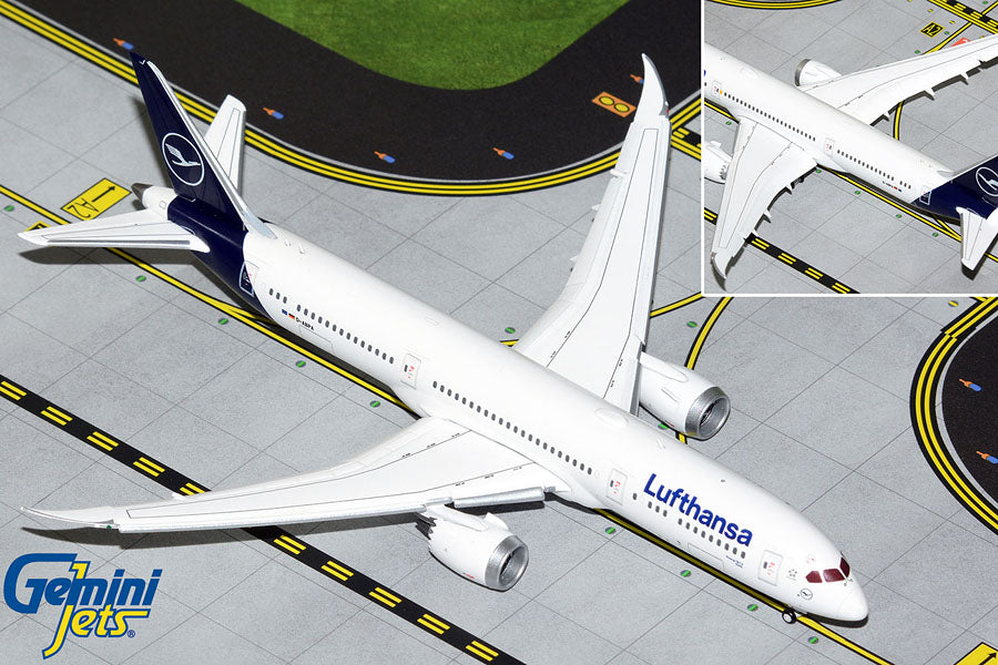 GeminiJets 1:400 Lufthansa Boeing 787-9 D-ABPA Flaps Down GJDLH2046F