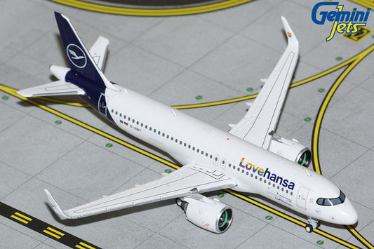 Gemini Jets 1:400 Lufthansa Airbus A320neo D-AINY "Lovehansa" GJDLH2168