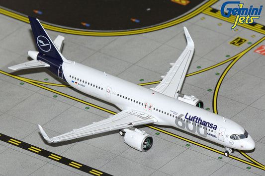 GeminiJets 1:400 Lufthansa Airbus A321neo D-AIEQ "600th Airbus" GJDLH2238