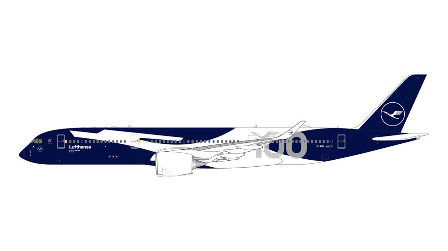 Pre-Order GeminiJets 1:400 Lufthansa Airbus A350-900 D-AIXL "100 Years" GJDLH2409