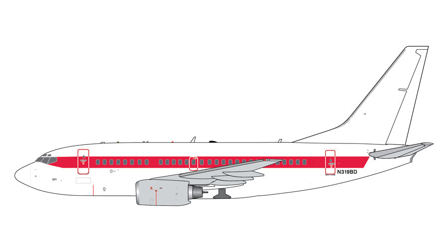 Pre-Order GeminiJets 1:400 EG&E (Janet) Boeing 737-600 N319BD GJEGG2419