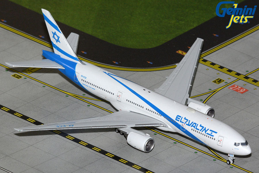 GeminiJets 1:400 El Al Israel Airlines Boeing 777-200ER 4X-ECE GJELY2425