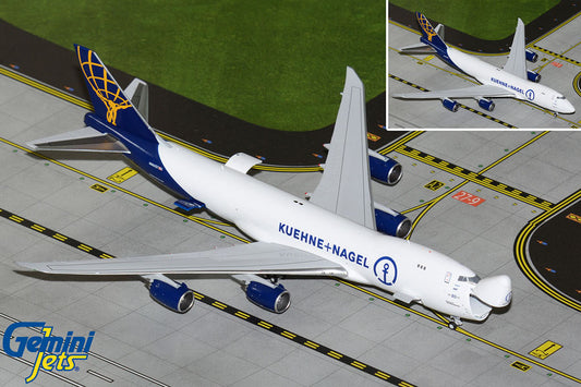 Gemini Jets 1:400 Atlas Air Boeing 747-8F N862GT "Kuehne-Nagel Interactive" GJGTI2205
