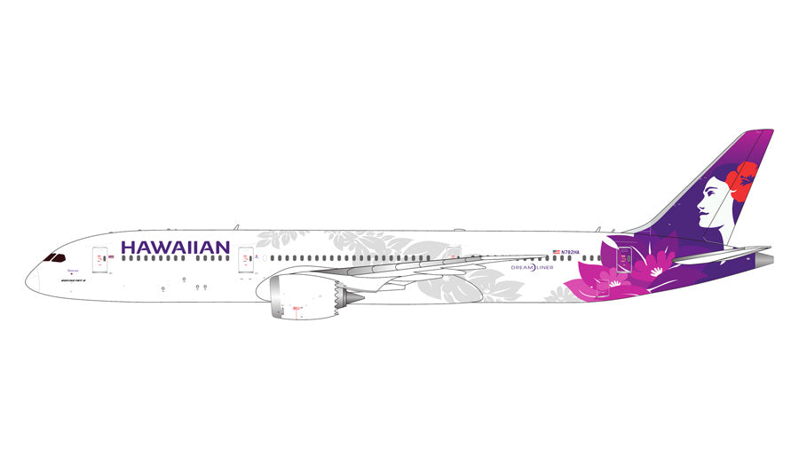 Pre-Order GeminiJets 1:400 Hawaiian Airlines Boeing 787-9 N782HA GJHAL2436