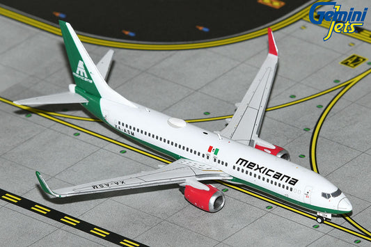 Gemini Jets 1:400 Mexicana Boeing 737-800 XA-ASM GJMXA2266