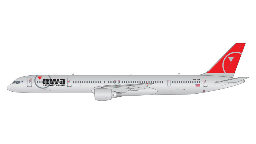 Pre-Order Gemini Jets 1:400 Northwest Airlines Boeing 757-300 N587NW GJNWA2366