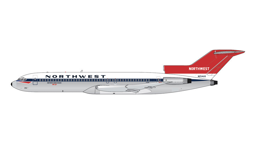 GeminiJets 1:400 Northwest Orient Boeing 727-200 N254US GJNWA2369