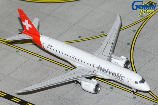 Gemini Jets 1:400 Helvetic Embraer E190-E2 HB-AZC GJOAW2323